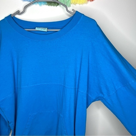 Landshark Fins Up Blue Long Sleeve Graphic Shark fin Spirit Jersey Size Large - Picture 4 of 16